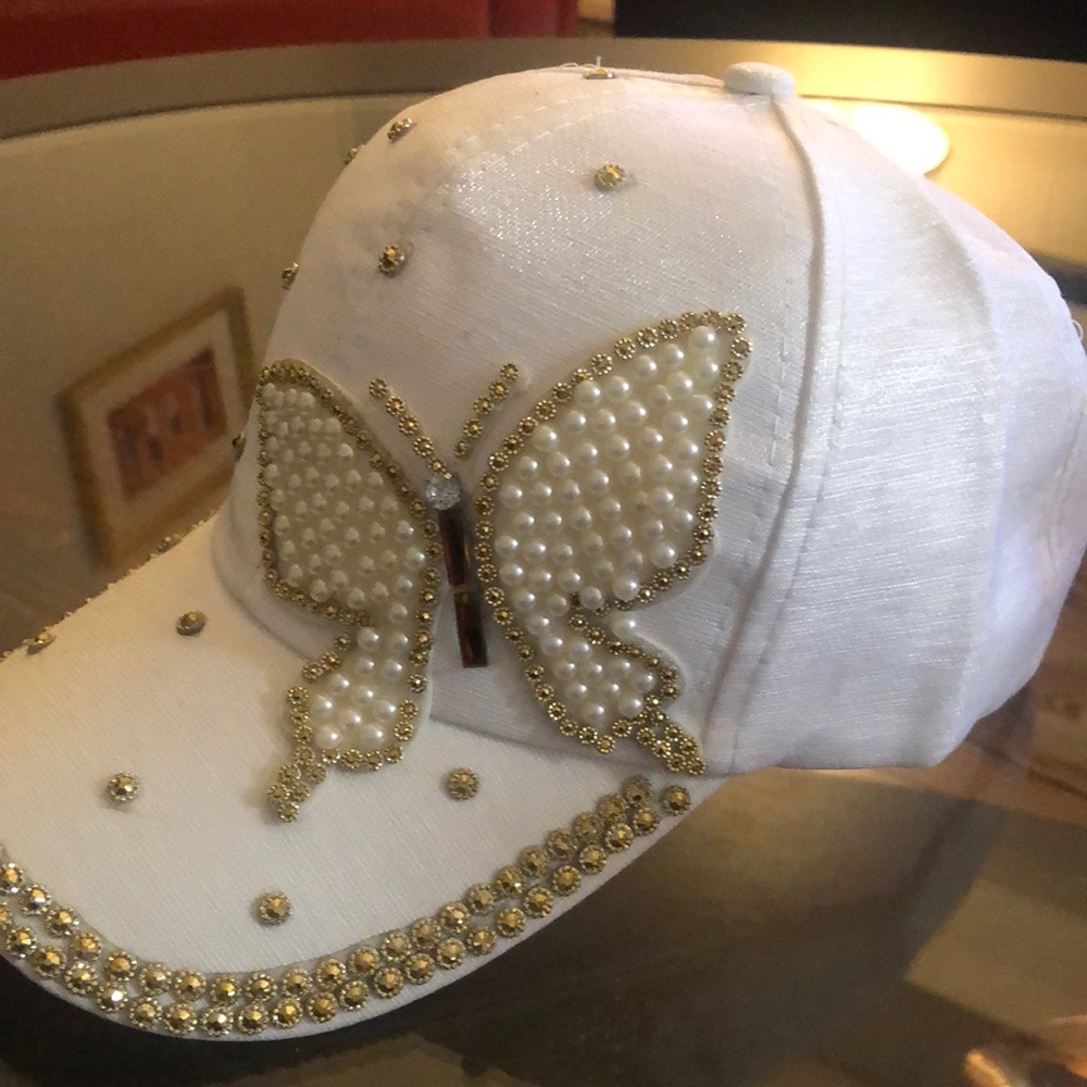 Beautiful butterfly cap